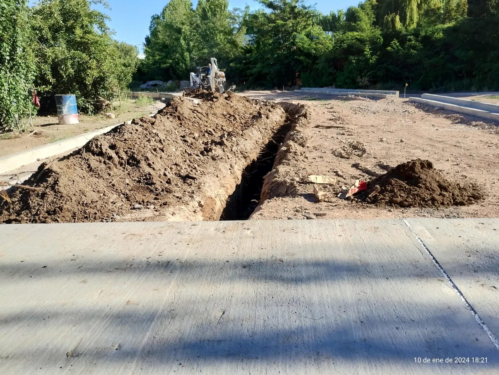 Excavación en vía pública
