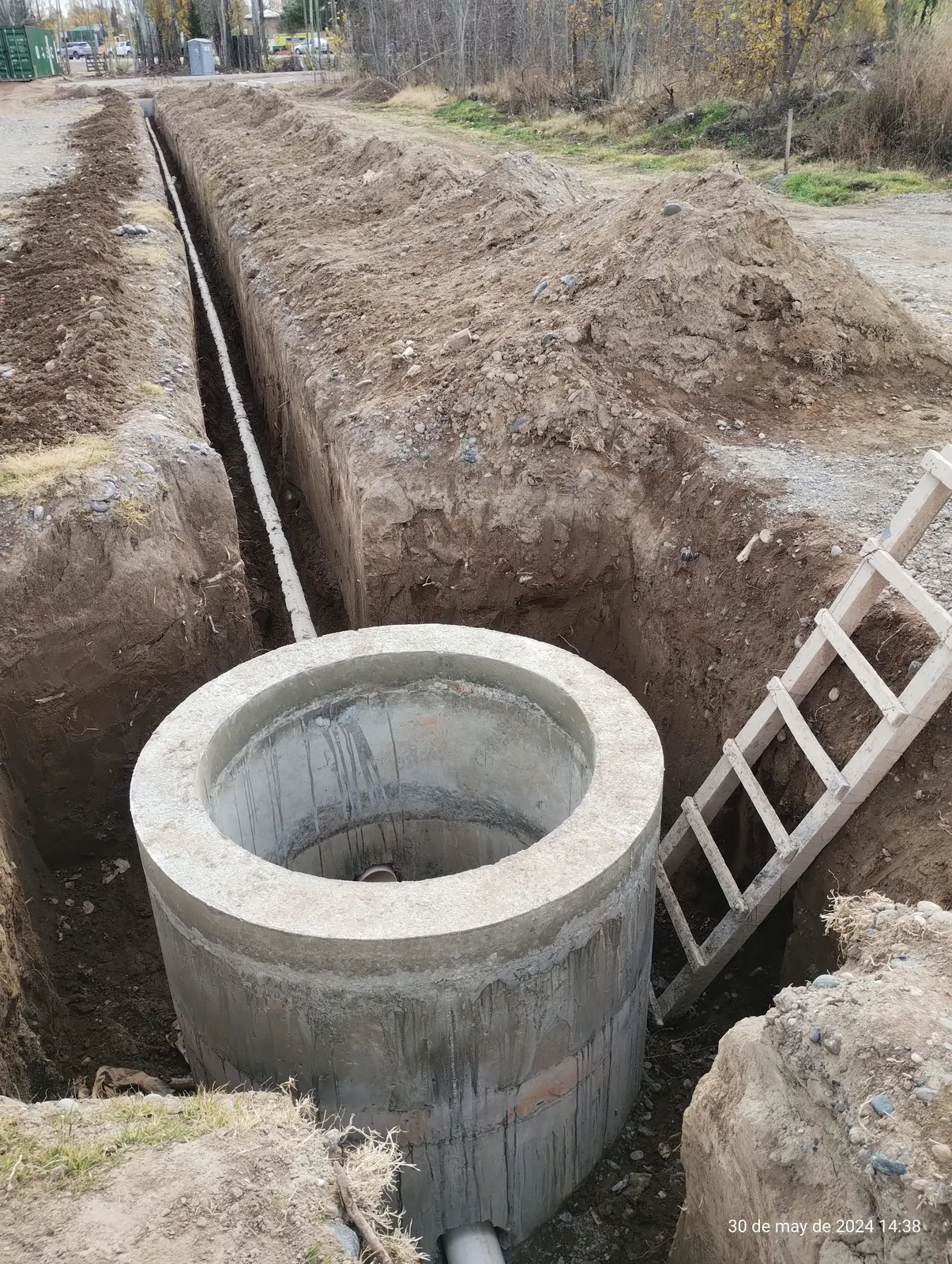Cámara de inspección de hormigón
