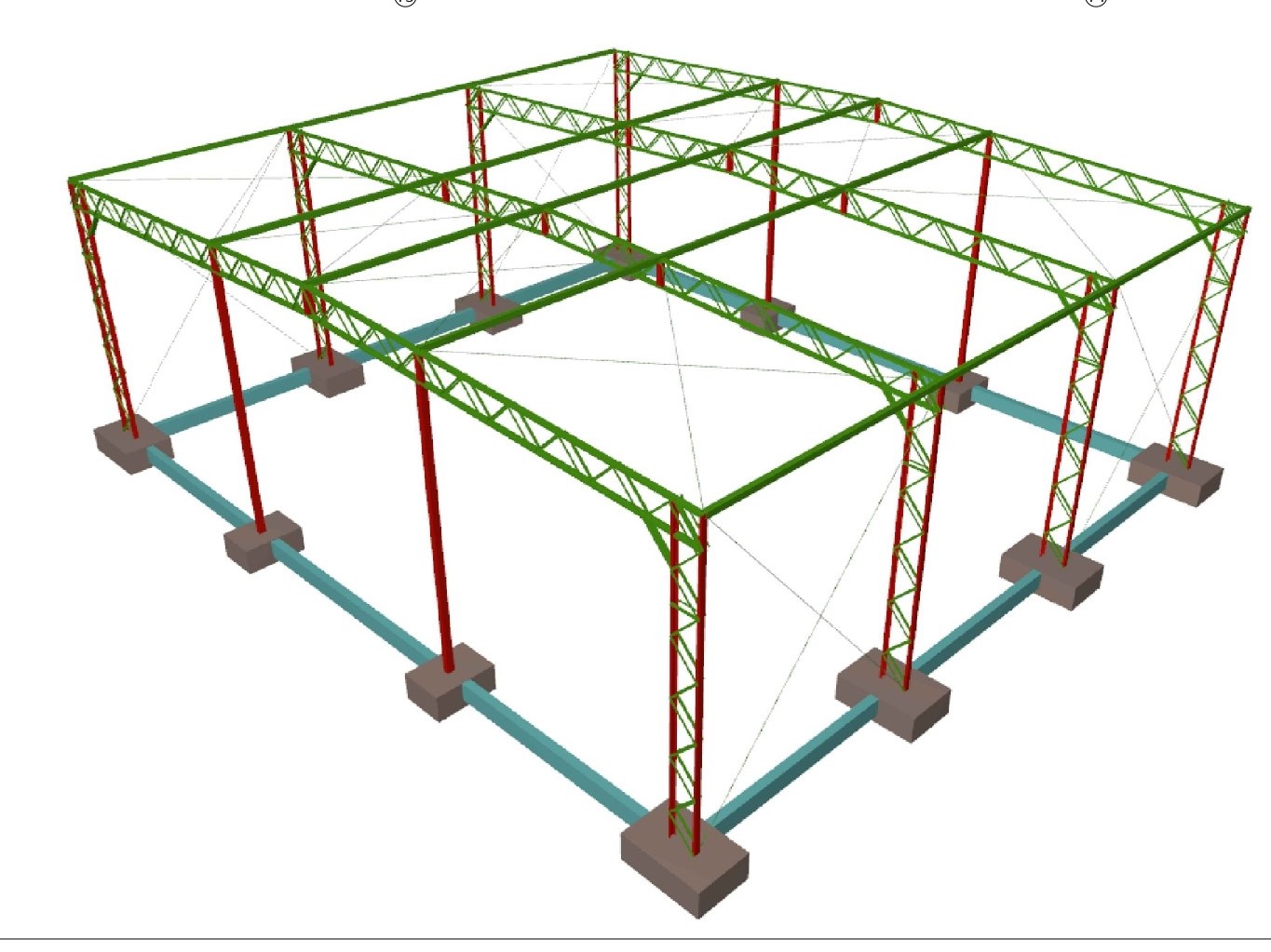 Diseño de estructura metálica 3D