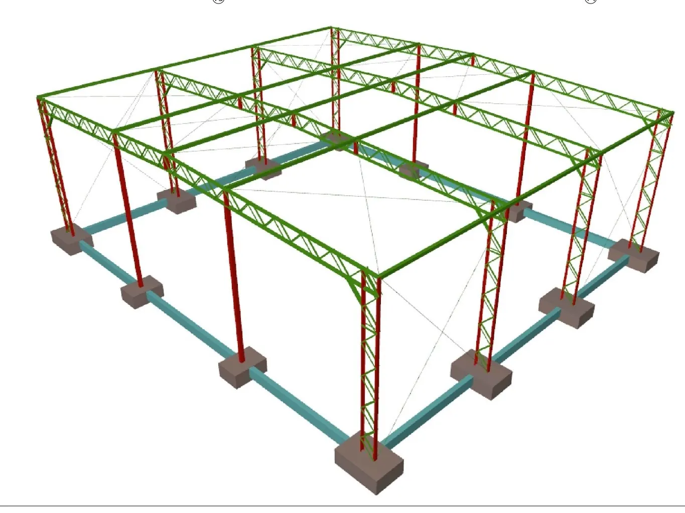 Diseño de estructura metálica 3D