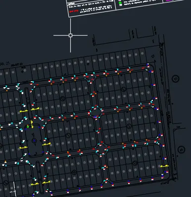 Plano de diseño de estacionamiento